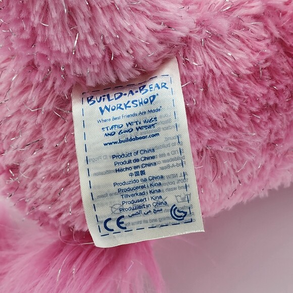 Build A Bear Purrincess Kitty Cat Pink Plush Stuffed Animal BAB - Picture 8 of 10